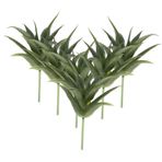Hoement 6 Adet Mini Floklu Sulu Meyveler Saksısız Sahte Sulu Meyveler Sahte Kaktüs Bitkileri Sahte Etli Buket Gerçekçi Mini Sulu Meyveler Sahte Etli Bitkiler Aloe Vera Pvc Bonzai
