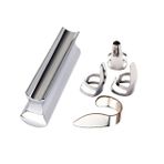 Hoement Gitar 1 Set Guitar Pick Eletric Guitar With Hawaiian Accessories Başparmak Metal Guitar Slide Stick Guitar Tone Vintage Metal Finger Slide Metal Gitar Alır