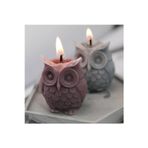 Hogart Design Baykuş & Sevimli Ayı Silikon Mum Kalıbı
