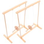 Hohopeti 1 Takım Diy Haddeleme Aleti Çocuk Kök Oyuncak Newton Masası Newton Beşik Denge Topları Ahşap Denge Oyuncak Sürekli Bulmaca Oyuncak Birleştirin Orresi Odun Sarkaç Masaüstü 3 Boyutlu