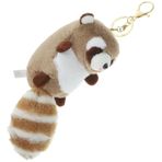 Hohopeti Çanta Sırt Çantası Kolye Sevimli Çocuk Anahtarlık Mini Doldurulmuş Hayvanlar Toplu Rakun Doldurulmuş Hayvan Doldurulmuş Hayvan Rakun Kırmızı Panda Özlemek Peluş Dekoratif Çanta