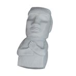 Hohopeti Moai Heykel Figürü Rock Adam Tutam Müzik Moai Heykelcik Karikatür Adası Heykeli Masa Centerpieces Moai Balık Tankı Süslemeleri Adası Başı Çocuk Akvaryum Tpr El Yastığı Oyuncak