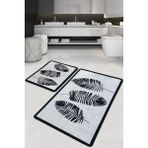 Hoja Banyo Halısı 2'li Set 60x100 Cm - 50x60 Cm Djtbanyo - 2 Lİ SET