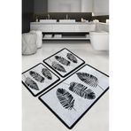 Hoja Banyo Halısı Djt 3 Lü Set Beyaz
