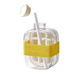HOJIOESRD Creative Kettle Handy Cup Kahve Suyu Makinesi ve İçecekler. ABS Creative Kettle Handy Cup Buz Izgaralı Kettle, 500ml beyaz