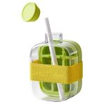 HOJIOESRD Creative Kettle Handy Cup Kahve Suyu Makinesi ve İçecekler. ABS Creative Kettle Handy Cup Buz Izgaralı Kettle, 500ml yeşil