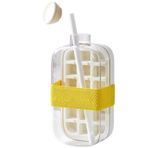 HOJIOESRD Creative Kettle Handy Cup Kahve Suyu Makinesi ve İçecekler. ABS Creative Kettle Handy Cup Buz Izgaralı Kettle, 800ml beyaz