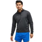Hoka 1164156-BLK Siyah Glidetech Quarter Zip Erkek Koşu T-Shirt