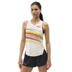 Hoka Race Day Singlet Kadın Krem Koşu Atlet 1173511P-AFLR