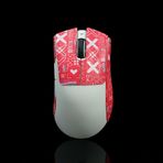 Hokeyio Fare kavrama bandı Razer Deathadder V3 Pro profesyonel kaymaz emmek ter dayanıklı Printsteam kırmızı 0.5mm