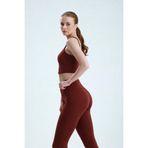 Hola Tait Kadın Bordo Toparlayıcı Yüksek Bel Basıc Spor Tayt