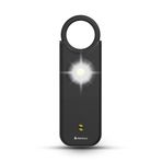 HOLDALL Kadınlar için Kişisel Güvenlik Alarmı - Strobe Işıklı Akustooptik Uyarı, Şarj Edilebilir Acil Güvenlik Alarmı, Yaşlılar ve Çocuklar için 25,5 ml Kolay Taşıma (siyah)