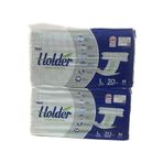 HOLDER Yetişkin Hasta Bezi Bel Bantlı Large 30'lu 2 Paket 60 Adet.