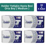 Holder Yetişkin Medium Orta Boy 4x30 Adet Hasta Bezi