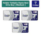 Holder Yetişkin Orta Boy 3x30 Adet Hasta Bezi