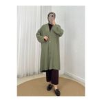 Holehola Almila Düğmeli Hırka-BN3541 Haki