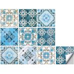 Holibanna 10 Parça Simüle Kiremit Çıkartmaları 3d Mozaik Duvar Sticker Etiket 3d Mozaik Karo Kiremit Duvar Ev Yapışkanlı Çıkartma Banyo Karo Duvar Kağıdı Vinil Barok 3 Boyutlu Sütun Pvc