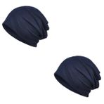 Holibanna 2 Adet Hairbands Saç Bakımı Kaporta Kap Kabarık Pamuk Kafatası Kap Uyku Kap Şapka Kemo Kap Şalvar Bere Şapka Şapkalar Tıbbi Saç Tokası Kadın Fırçalama Şapkası Erkekler Ve Kadınlar