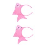 Holibanna 2 Adet Mavi Balık Kafa Bandı Cadılar Bayramı Cosplay Hayvan Kafa Bandı Balık Kafaları Balık Bandı Peluş Hayvan Saç Bantları Balık Saç Bandı Kıyı Saç Bantları Lüfer Çocuk Karikatür
