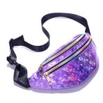 Holibanna Ambalaj Bel Çantası Mini Sırt Çantası Oyuncak Kemer Çantası Çocuk Çantası Kadınlar Için Çapraz Vücut Çantası Kadın Sapan Payet Özlemek Kozmetik Çantası Mor,purple