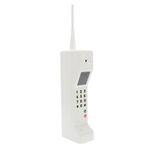 Holibanna eski telefon modeli çevirmeli telefon pervanesi retro büyük kardeş cep telefonu eski telefon eski retro çevirmeli telefon sahte eski cep telefonu sahte cep telefonu ütü beyaz