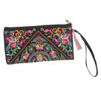 Holibanna kadınlar için çiçek cüzdanları bayan tote çanta kadın için çapraz vücut çantası çapraz çanta etnik işlemeli kese etnik işlemeli cüzdan Moda bileklik cep telefonu çantası el çantası
