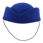 Holibanna Şapka Hostes Görevli Kap Erkek Kapaklar Uçuş Kostüm Aksesuarları Hap Kutusu Kapakları Gorras Negras Para Hombres Siyah Kıyafet Performans Sahne Adam Çekilmiş Kumaş Pilot