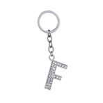 Holibanna Sevimli Anahtarlıklar Keychain Kalıp Kumaş Metal Mektup Anahtarl?k Kız Çanta Abiye Elbise Kadın Kısa Çanta Takılar Kristal Kolye Çanta Uğuru Kristal Kelime Özlemek Rhinestones