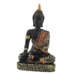 Holibanna Tayland Oturan Buda Heykeli Zen Meditasyon Dekoru Koleksiyonluk Buda Heykeli İç Ve Dış Mekan Manevi Oda Dekoru Oturma Odası Girişi İçin