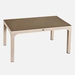Holiday HM-735 Wood Koyu Kapuçino Camlı Masa