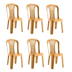 Holiday Nova HK-320 Olivia Sandalye Teak 6'lı Bahçe Sandalyesi