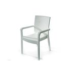 Holiday Rattan Beyaz Bahçe Sandalyesi
