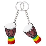 HOLIDYOYO 2 Davul Anahtarlık Süs Djembe Davul Mini Kolye Takılar Öğrenci Için Okul Hediyesi