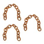 HOLIDYOYO 3 Adet hintkamışı zincir tepsiler rattan zincir çelenk modern sehpa çaydanlıklar Boncuk duvar süsü duvar dekarasyon home decor rattan dokuma zincir el sanatları rustik zincir