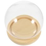 HOLIDYOYO cam kapak led ışık LED ışığı ev dekorasyonu Cam malzeme ev dekoru en önemli parça perde peri ışıkları bahçe ışıklı taban teraryum minyatür cam kubbe maçlar cloche cam ekran Bardak