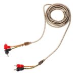 HOLIDYOYO Subwoofer Kablo Seti Araba Hoparlör Kablosu Rca Hoparlör Kablosu Araç Ses Sistemleri Için Subwoofer Rca Toz Kablosu 5 M