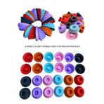 Holly Home 24'lü Yıkanabilir Yanmaz Mini Chef Göbekli Muffin Pişirme Kalıbı, Silikon Kek, Cupcake, HAMUR7X3,5CM