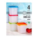 Holly Home 4 Adet Mini Alaska Nofrost Saklama Kabı Derin Dondurucu 380Ml