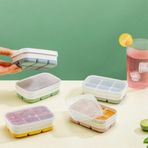 Holly Home Hollyhome Tiny Yapışmaz Kapaklı Mini Buzluk 6 Bölmeli Ice Box 11,3X7,5X3,7Cm