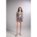 Holly Lolly Düğme Kapamalı Comfy Oversize Gömlek Vizon