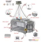 Holmer All In One ( Cibinlikli, Dönenceli, Alt Açma Ünüteli Oyun Parkı/park Yatak )