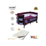 Holmer Kids Maxi Comfort Coolstyle Anne Yanı Oyun Parkı/beşik 70x110cm Mürdüm+aloevera Yatak