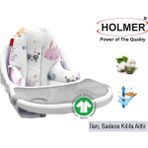 Holmer Leke Tutmaz Organik Mama Sandalyesi Minderi & Kılıfı Md - Pembe
