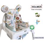 Holmer Leke Tutmaz Organik Mama Sandalyesi Minderi & Kılıfı ml - Su Yeşili