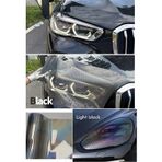 Hologram Açık Siyah Petek Desen Far Stop Filmi Far Folyosu Far Çizik Çizilme Engelleyici 100cmx30cm