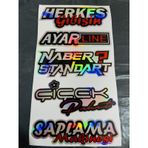 Hologram Araba Ve Motosiklet Sticker Araba Arka Cam Yazısı M-2