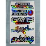 Hologram Araba Ve Motosiklet Sticker Araba Cam Yazı Hologram Stic