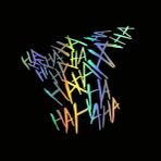 Hologram Ha Ha Ha Sticker Etiket Modeli