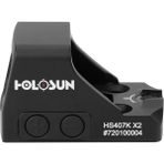 Holosun HS407K X2 Refleks Red Dot (6 Moa)