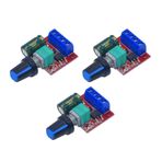 Holy Feather 5A Mini DC Motor PWM Hız Kontrol Cihazı - Yüksek Gerilim Korumalı ve Otomatik Sigorta Geri Kazanımlı Motor için Değişken Hız Kontrol Cihazı (3 Adet)